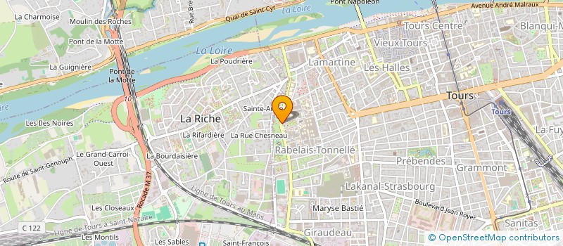 localisation de l'entreprise ORGANISATION DE DEVELOPPEMENT PROFESSIONNEL CONTINU SPECIALISE EN IMMUNOLOGIE  TOURS