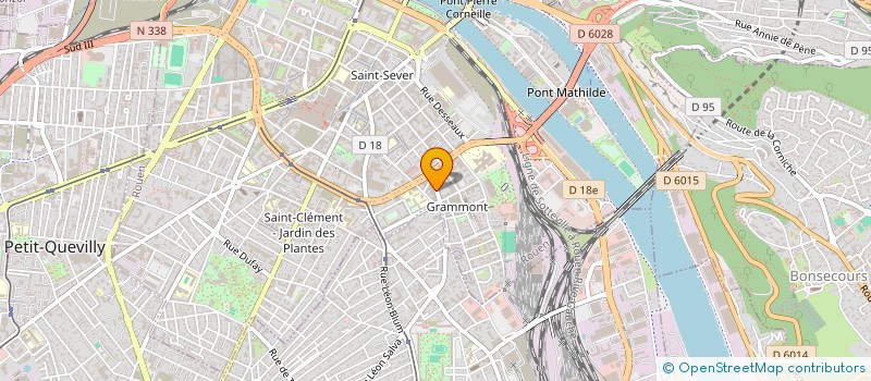 localisation de l'entreprise ORGANISATION DE LA COMMUNAUTE DES GABONAIS VIVANT A L'ETRANGER  ROUEN