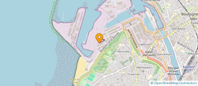 localisation de l'entreprise ORGANISATION DE PRODUCTEURS CME MANCHE-MER DU NORD à LE PORTEL