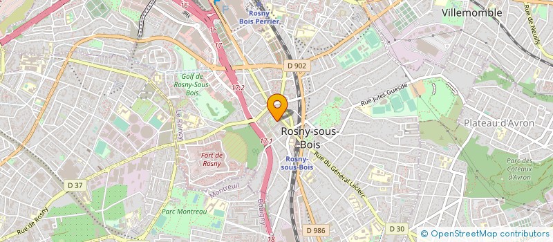 localisation de l'entreprise ORGANISATION DE SALONS ET CONGRES à ROSNY-SOUS-BOIS