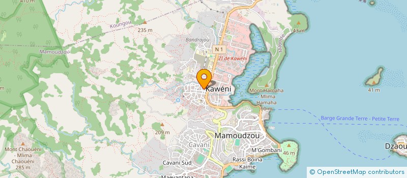 localisation de l'entreprise ORGANISATION DE SOLIDARITE INTERNATIONALE NORD-SUD à MAMOUDZOU