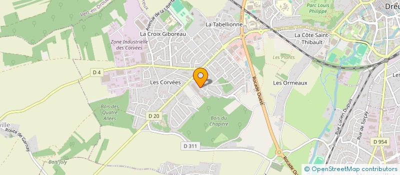localisation de l'entreprise ORGANISATION DE SOLIDARITE INTERNATIONALE POUR LES PERSONNES HANDICAPEES à VERNOUILLET