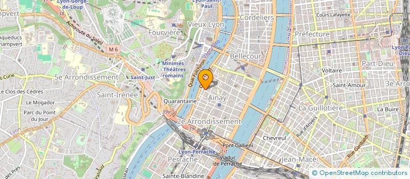 localisation de l'entreprise ORGANISATION DE SPECTACLE ETUDIANT OSE à LYON