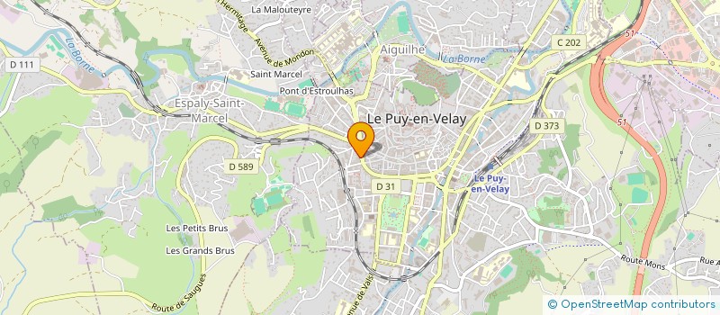 localisation de l'entreprise ORGANISATION DE VOYAGES AU PUY à LE PUY-EN-VELAY