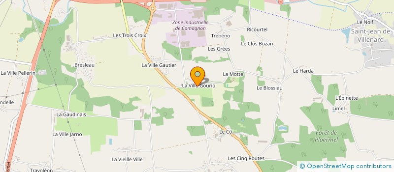 localisation de l'entreprise ORGANISATION DES PRODUCTEURS LACTAL à PLOERMEL