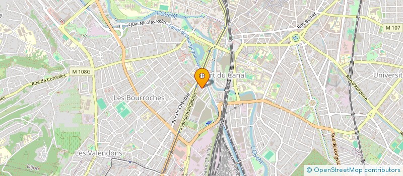 localisation de l'entreprise ORGANISATION DES TCHADIENS UNIS - OTU  DIJON