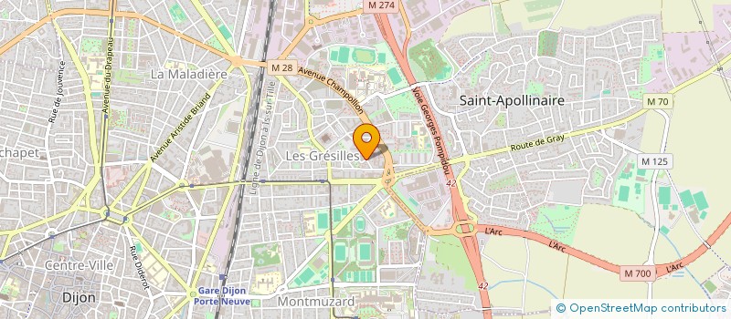 localisation de l'entreprise ORGANISATION DIJONNAISE DES ETUDIANTS EN SANTE (ODES)  DIJON