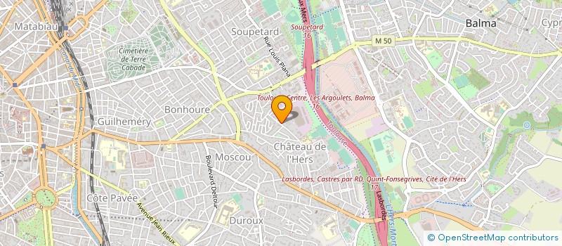 localisation de l'entreprise ORGANISATION ENCADREMENT CTRE VACANCES à TOULOUSE