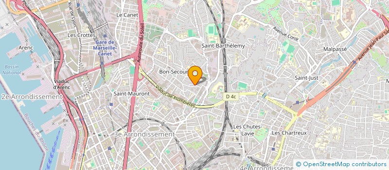 localisation de l'entreprise ORGANISATION ESTUDIANTINE SANS FRONTIERE DE BADJINI COMORES EN FRANCE à MARSEILLE