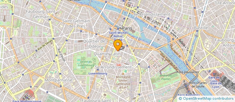 localisation de l'entreprise ORGANISATION EUROPEENNE POUR LES RECHERCHES CHIMIOSENSORIELLES ECRO  PARIS