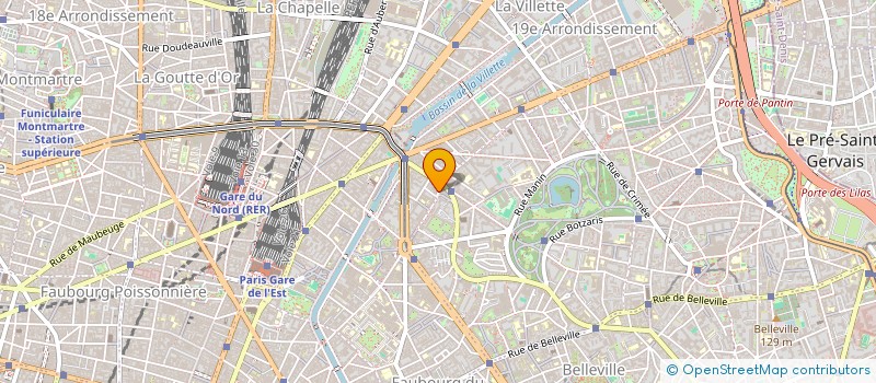 localisation de l'entreprise ORGANISATION FORMATION ET DEVELOPPEMENT  PARIS