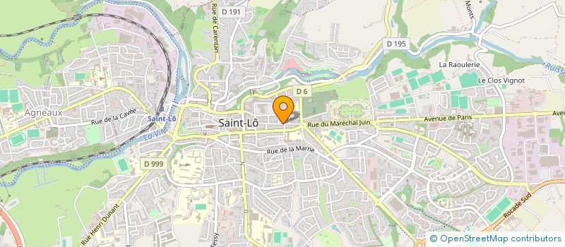 localisation de l'entreprise ORGANISATION FRANCAISE DE DEFENSE DES DETENUS  SAINT-LO