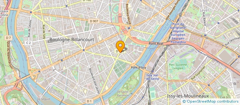 localisation de l'entreprise ORGANISATION GENERALE DES CONSOMMATEURS à BOULOGNE-BILLANCOURT