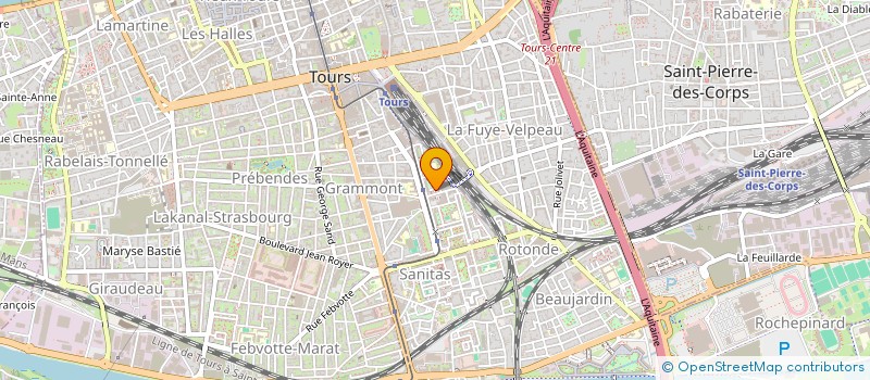 localisation de l'entreprise ORGANISATION GENERALE DES CONSOMMATEURS à TOURS