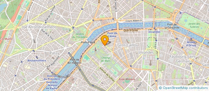 localisation de l'entreprise ORGANISATION GESTION DE PATRIMOINE  PARIS