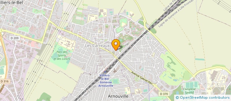 localisation de l'entreprise ORGANISATION GESTION REPRESENTATION à GONESSE