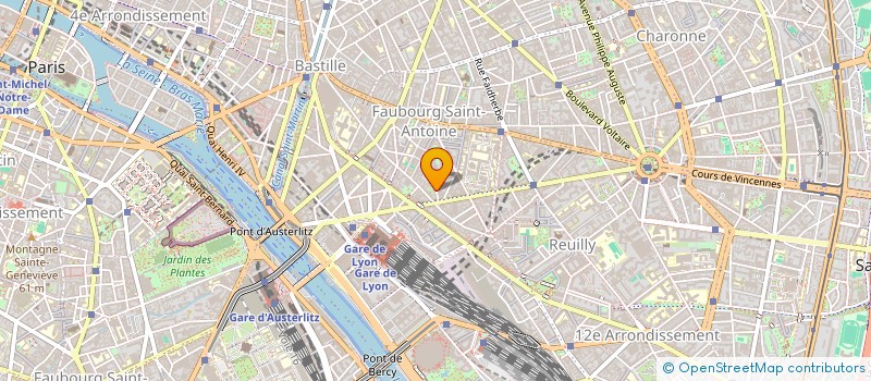 localisation de l'entreprise ORGANISATION GESTION TECHNIQUE ET FINANC  PARIS