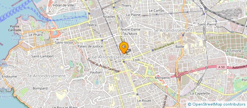 localisation de l'entreprise ORGANISATION GESTION TELEMATIQUE à MARSEILLE