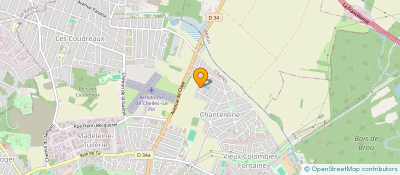 localisation de l'entreprise ORGANISATION INITIATIVES ACTIONS  CHELLES