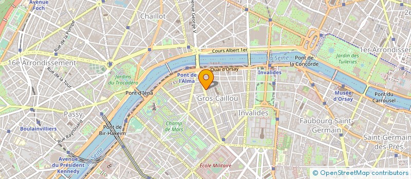 localisation de l'entreprise ORGANISATION INTERNATIONALE DE LA FRANCOPHONIE à PARIS