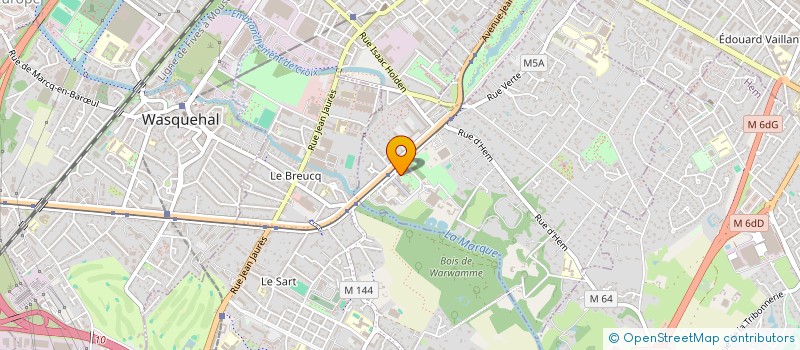 localisation de l'entreprise ORGANISATION INTRA-GROUPE DES ACHATS à CROIX