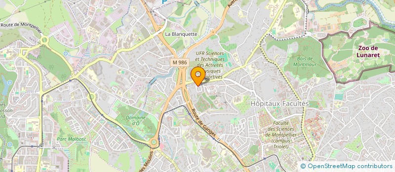 localisation de l'entreprise ORGANISATION JEUNES DYNAMIQUES FRANCAISE à MONTPELLIER