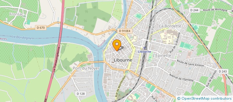 localisation de l'entreprise ORGANISATION LIBOURNAISE GARDE DOMICILE à LIBOURNE