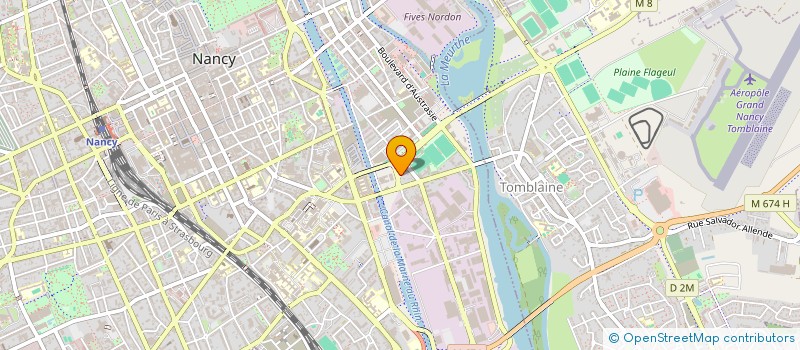 localisation de l'entreprise ORGANISATION LORRAINE DES ETUDIANTS EN ERGOTHERAPIE (OLEE)  NANCY