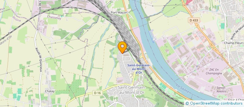 localisation de l'entreprise ORGANISATION MICRO INFORMATIQUES SERVICE  SAINT-GERMAIN-AU-MONT-D'OR