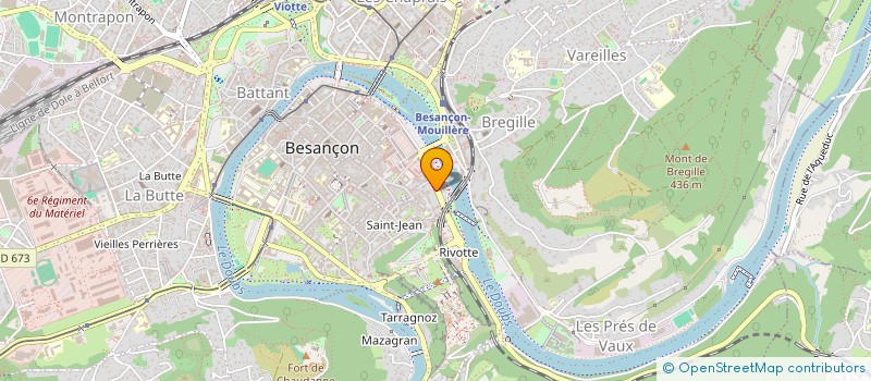 localisation de l'entreprise ORGANISATION MONDIALE DE LA SOLIDARITE à BESANCON