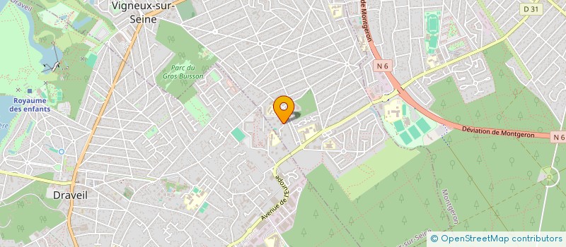 localisation de l'entreprise ORGANISATION MONIELO à VIGNEUX-SUR-SEINE