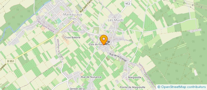 localisation de l'entreprise ORGANISATION MONTOUR GESTION à JOUY-LE-POTIER
