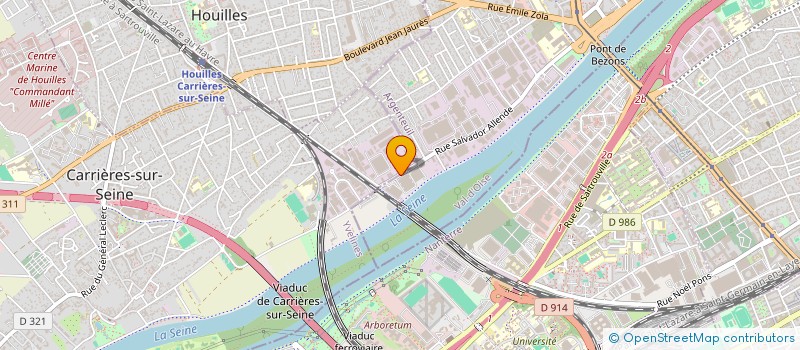 localisation de l'entreprise ORGANISATION MOUVEMENTS TRANSFERTS GROUPE  BEZONS