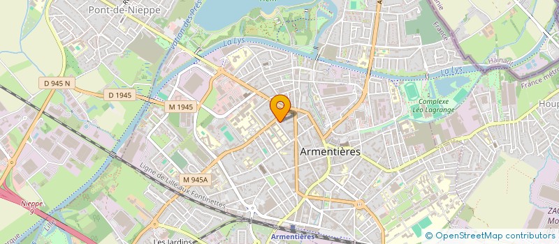 localisation de l'entreprise ORGANISATION NATIONALE DES ETUDIANTS  ARMENTIERES