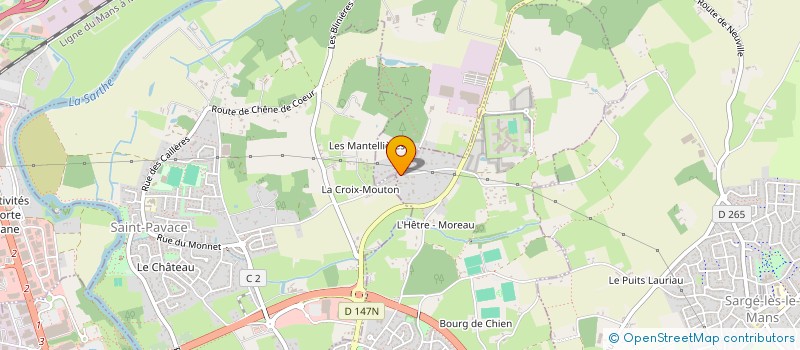 localisation de l'entreprise ORGANISATION NON GOUVERNEMENTALE LA TERANGA à COULAINES