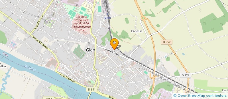 localisation de l'entreprise ORGANISATION NON GOUVERNEMENTALE-LIBERTE,LAICITE,EGALITE ,ANTIDISCRIMINATION.  GIEN