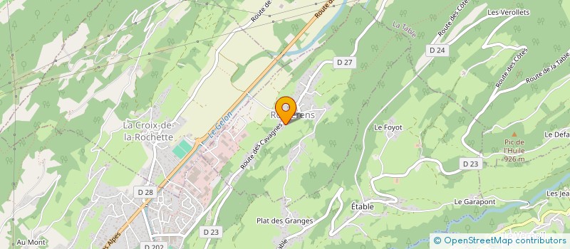 localisation de l'entreprise ORGANISATION NORD SUD ENFANTS MALADES  ARVILLARD