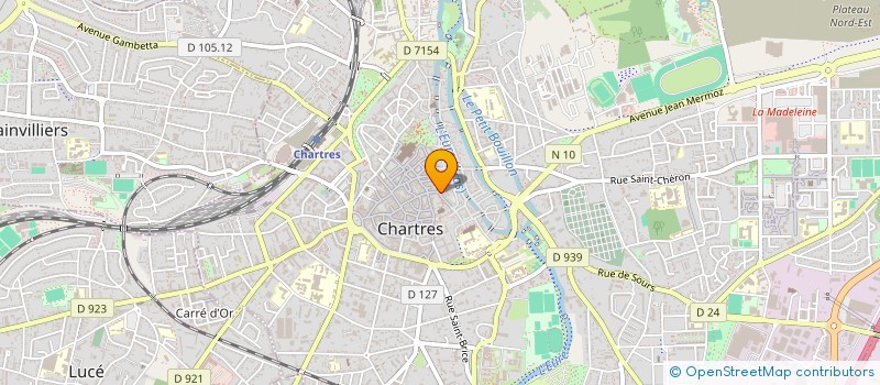 localisation de l'entreprise ORGANISATION NOUVELLE POUR LA FORMATION ODONTOLOGIQUE CONTINUE EN EURE-ET-LOIR à CHARTRES