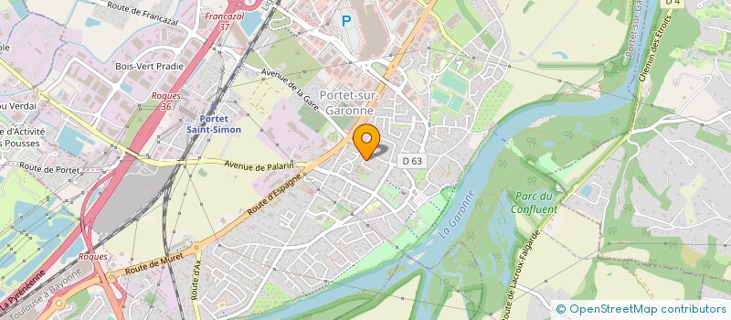 localisation de l'entreprise ORGANISATION POUR LA MEMOIRE DES NOIRS  PORTET-SUR-GARONNE