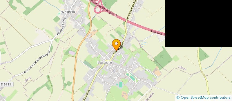 localisation de l'entreprise ORGANISATION POUR LA RANDONNEE LE TREKKING L ITINERANCE ET LES ECHANGES  BURBURE