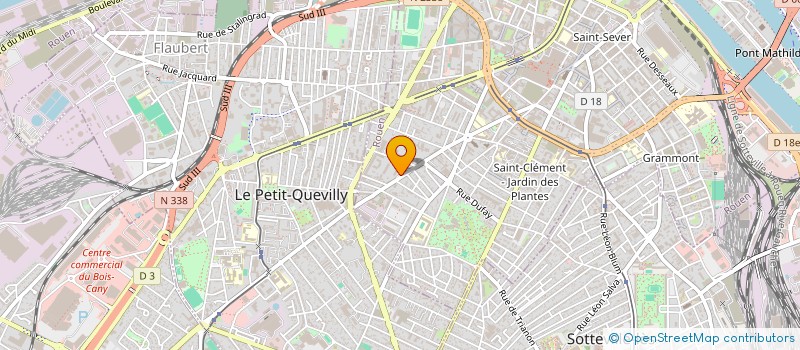 localisation de l'entreprise ORGANISATION POUR LE CONGRES NATIONAL D'ACUPUNCTURE ROUEN 2020 à ROUEN