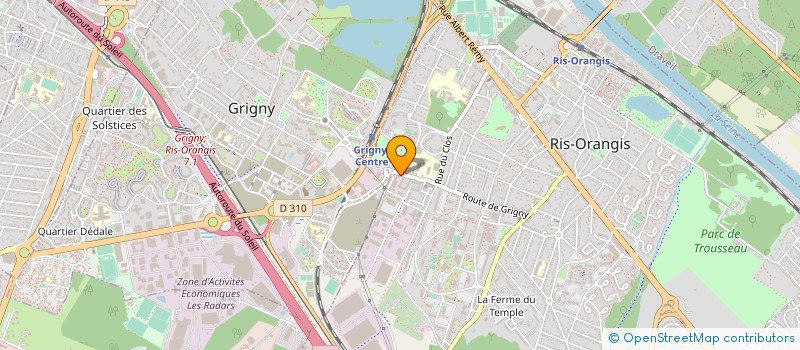 localisation de l'entreprise ORGANISATION POUR PROMOTION INTERETS POPULATION  RIS-ORANGIS