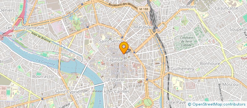 localisation de l'entreprise ORGANISATION REG PROF IMMOBILIE TOULOUSE  TOULOUSE