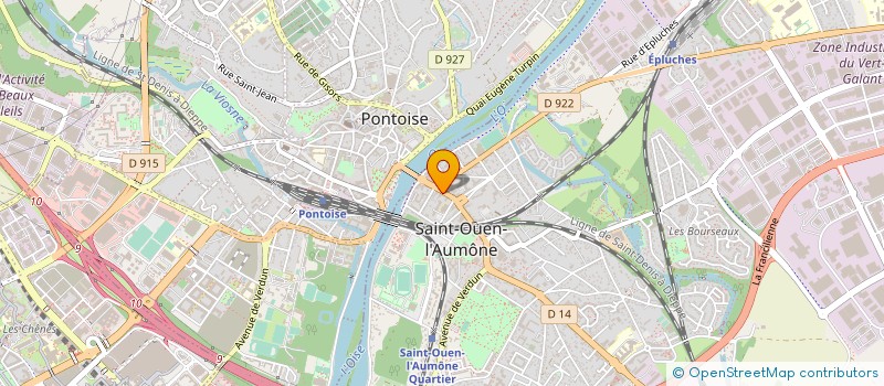 localisation de l'entreprise ORGANISATION REG PROFESSIONS IMMOBILIERE  ERMONT