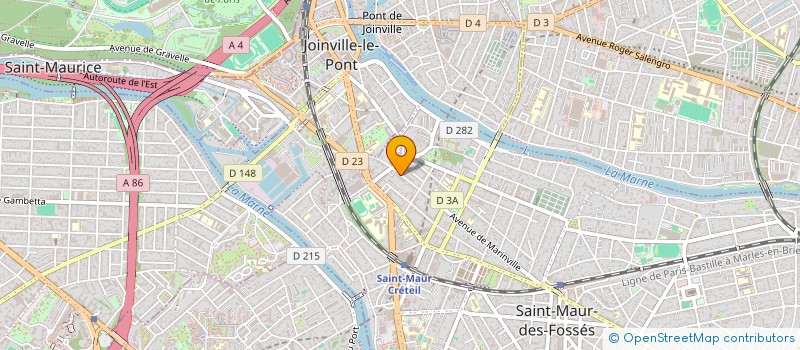 localisation de l'entreprise ORGANISATION REGIONALE POUR L'OFFRE ET LE SOUTIEN DE CONGRES OCCASIONNELLEMENT PARISIENS (OROSCOP)  SAINT-MAUR-DES-FOSSES