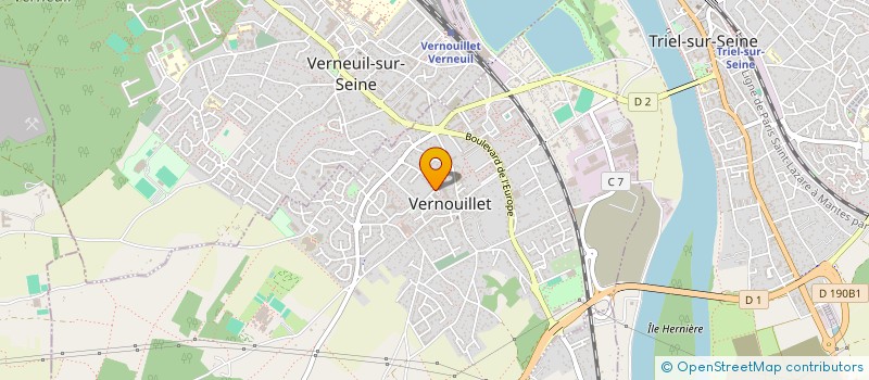 localisation de l'entreprise ORGANISATION REGIONALE PROFESSIONS IMMOB à VERNOUILLET