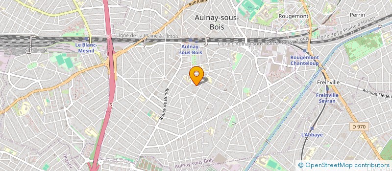 localisation de l'entreprise ORGANISATION RELATION CONSTRUC ENTRETIEN à AULNAY-SOUS-BOIS