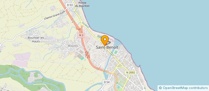 localisation de l'entreprise ORGANISATION REUNIONNAISE DES TRES PETITES ENTREPRISES  SAINT-BENOIT