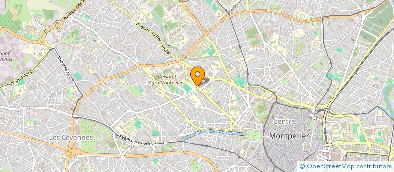 localisation de l'entreprise ORGANISATION ROTARACT FRANCOPHONIE à MONTPELLIER