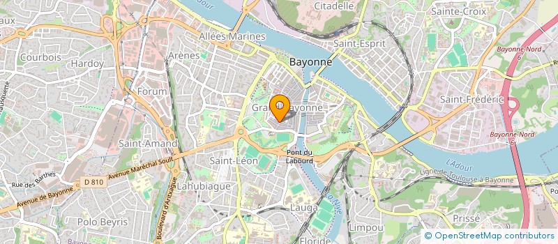 localisation de l'entreprise ORGANISATION TECH RENOVATION AGENCEMENT à BAYONNE